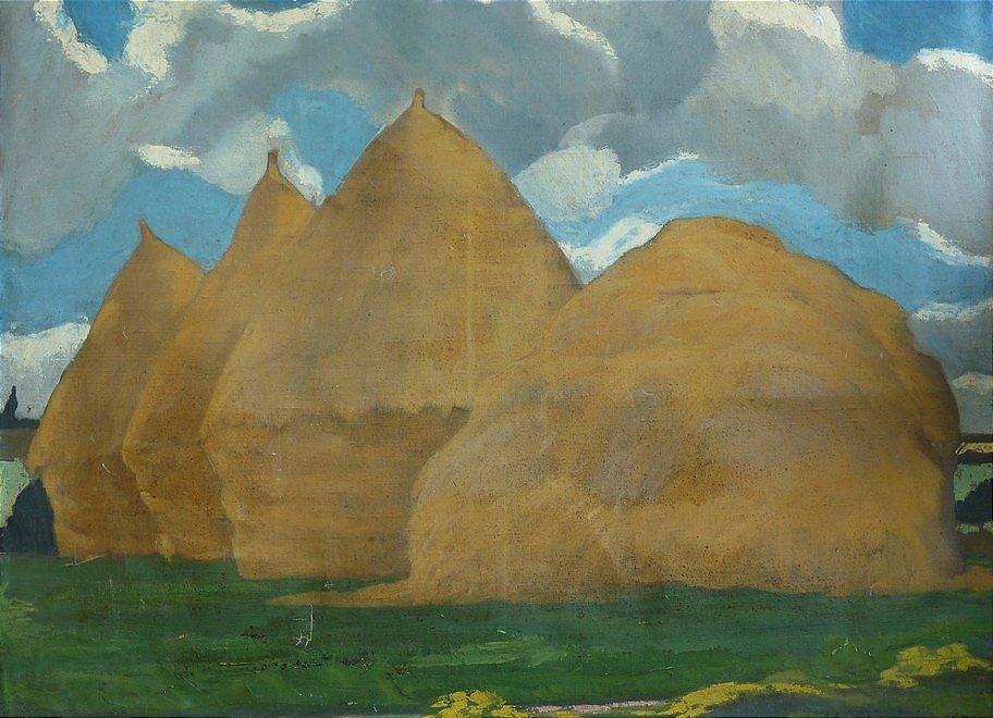 "haystacks" By Henri Deziré