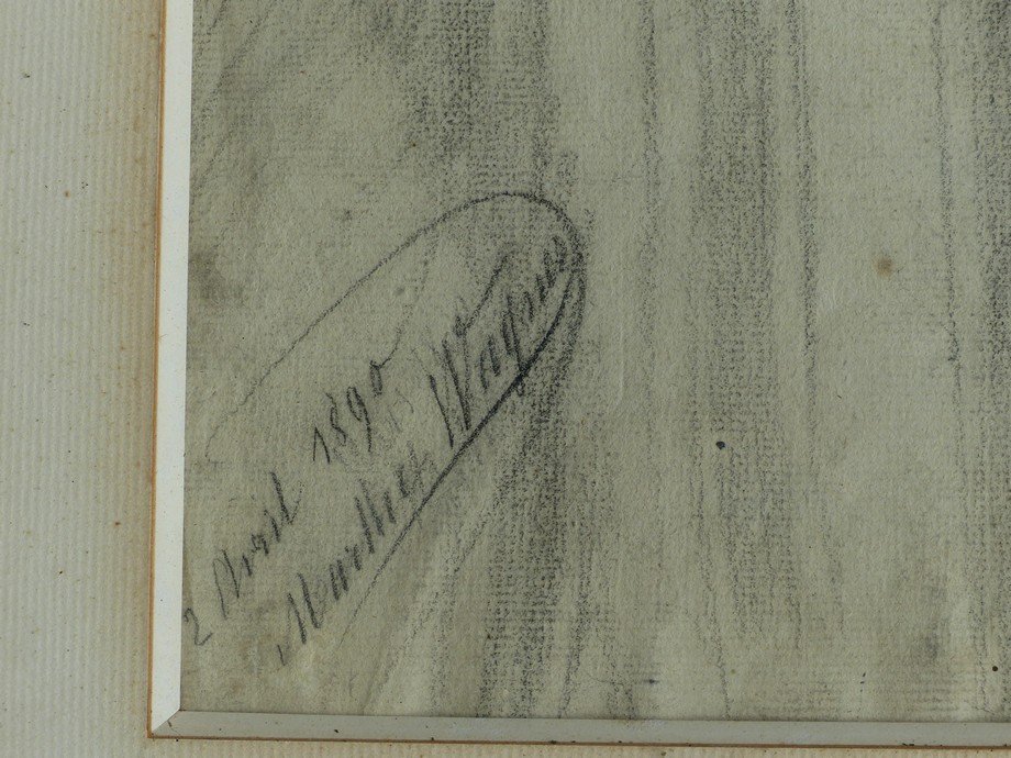 Ecole orientaliste, portrait d'homme coiffé d'un Fez-photo-4