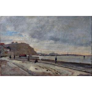 Seaside By Paul-charles Chocarne-moreau (1855-1931)