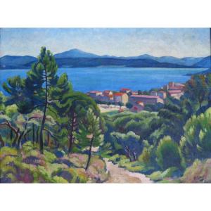 Ecole Provançale, Vue de Sainte Maxime 