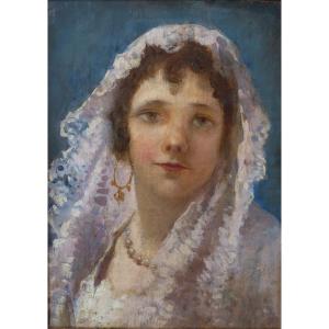 Portrait de femme XIXème
