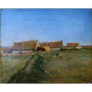 19th Century Breton School, Walk In Brignogan