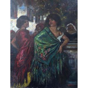 Ecole Hongroise début XXème, Andor  Dudits (1866-1944)