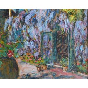 The Wisteria In Front Of The House