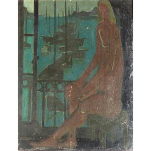 Woman On The Balcony, Work From The 40s