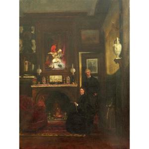 The Pupil And The Master, Interior Scene 19th Century