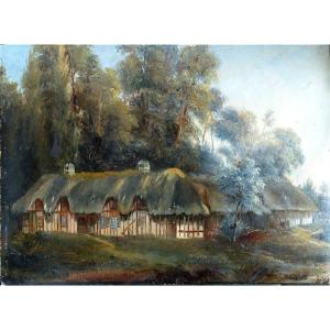 Jules Coignet (1798-1860), La chaumière