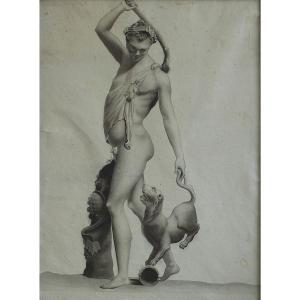 Wild Animals And A Panther In The Classical Style