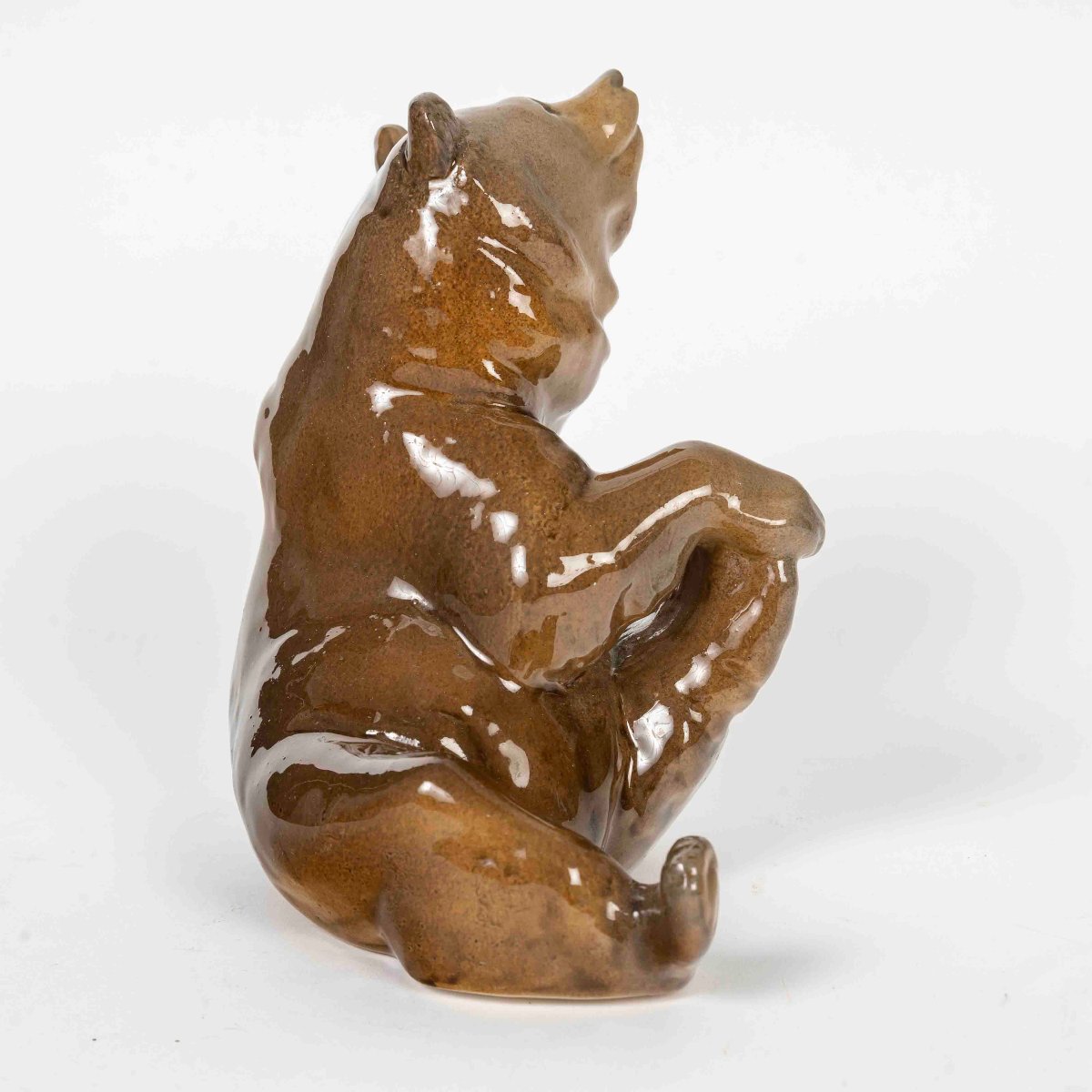 Sarreguemines : ourson en porcelaine, vers 1900-photo-4
