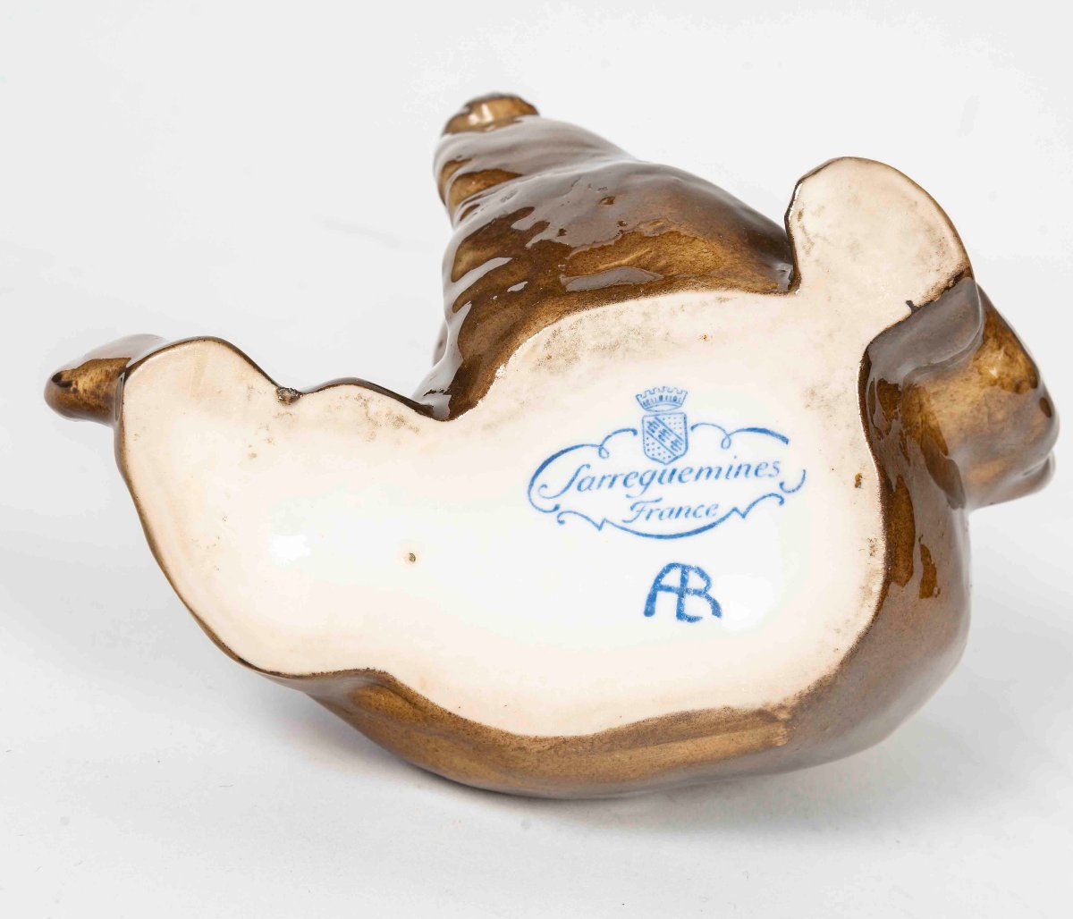 Sarreguemines : ourson en porcelaine, vers 1900-photo-5