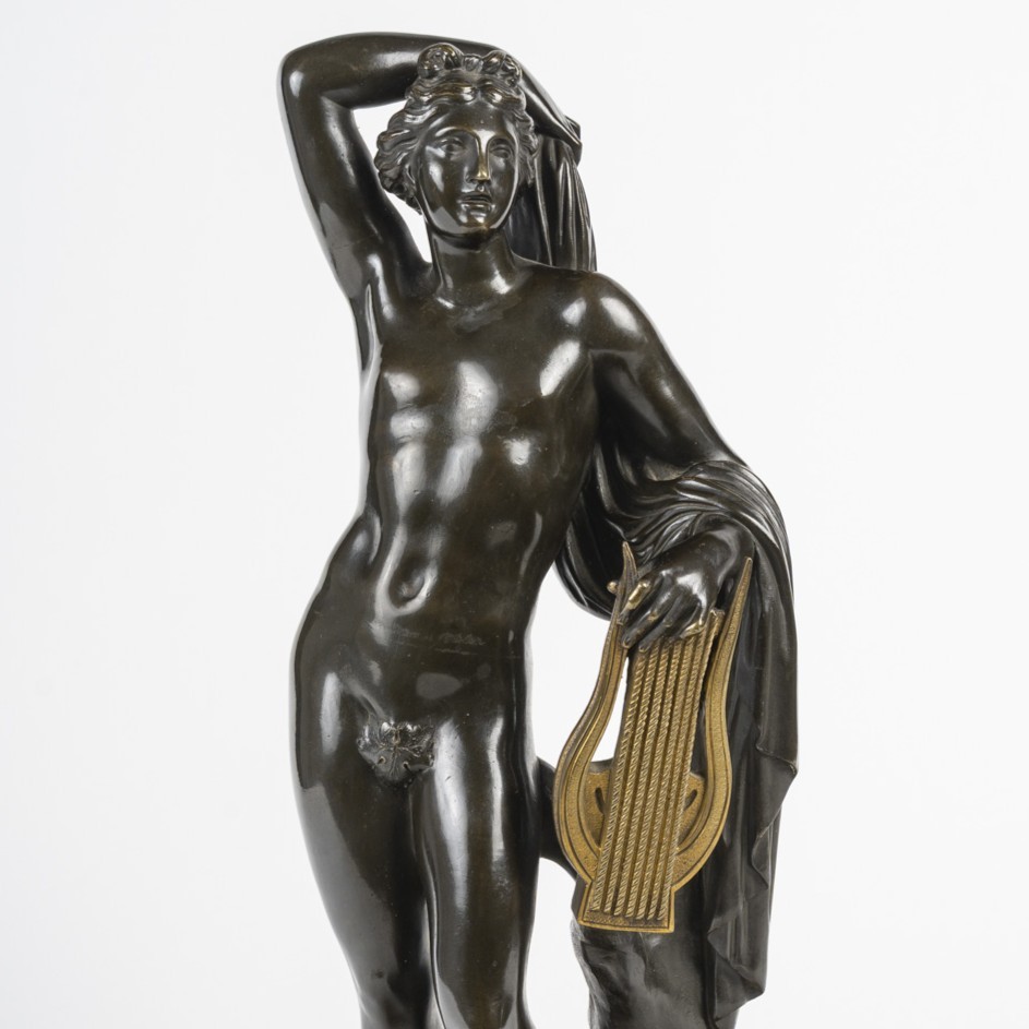 Apollo: Antique Bronze, 19th Century