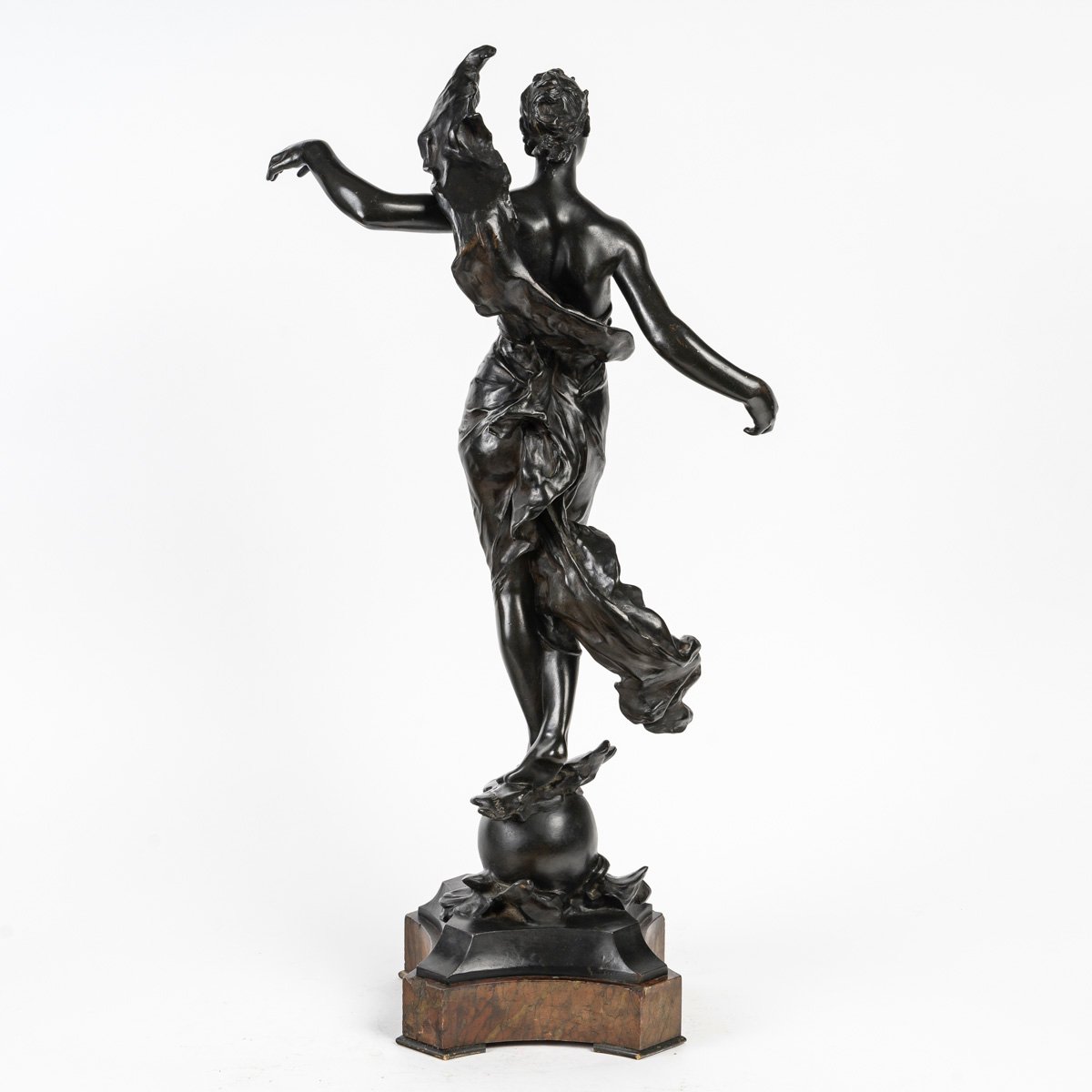  Eugène Marioton Bronze ''phoebe'', Salon Of The Society Of French Artists In 1889-photo-1
