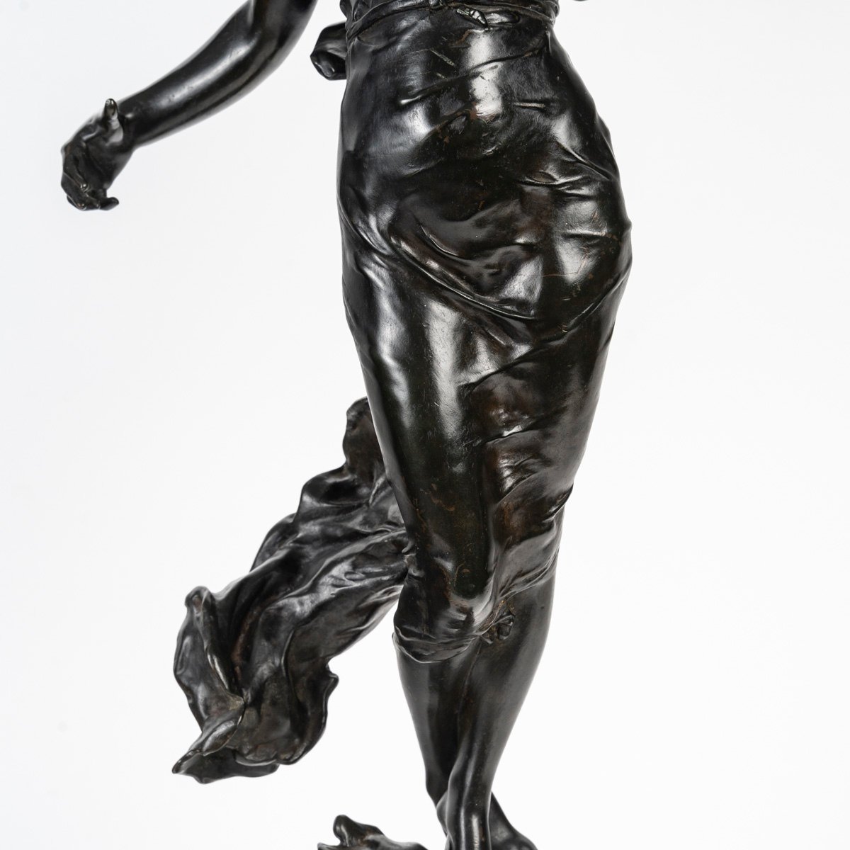  Eugène Marioton Bronze ''phoebe'', Salon Of The Society Of French Artists In 1889-photo-4