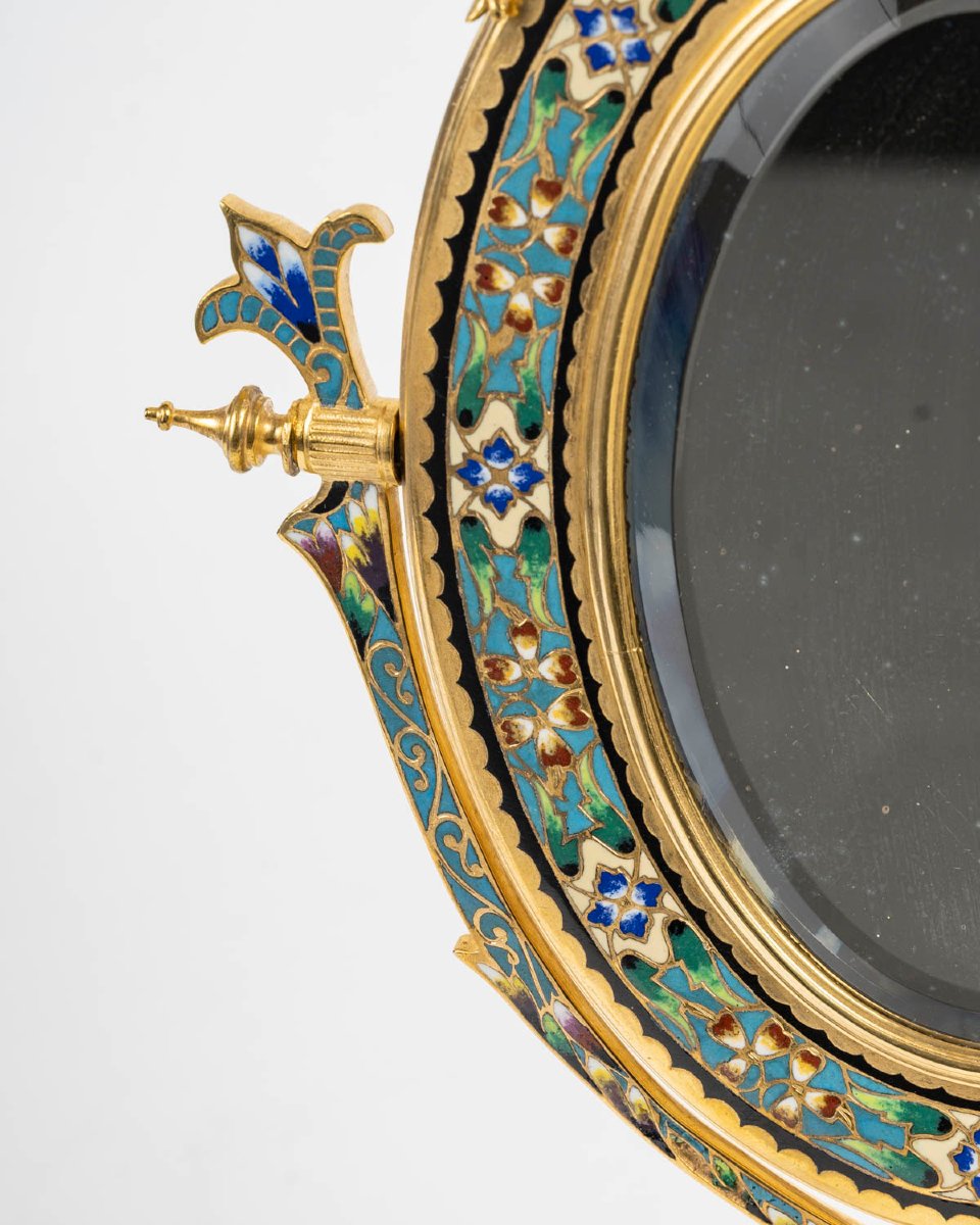 BARBEDIENNE, dans l'esprit : Miroir de table, 19e-photo-4