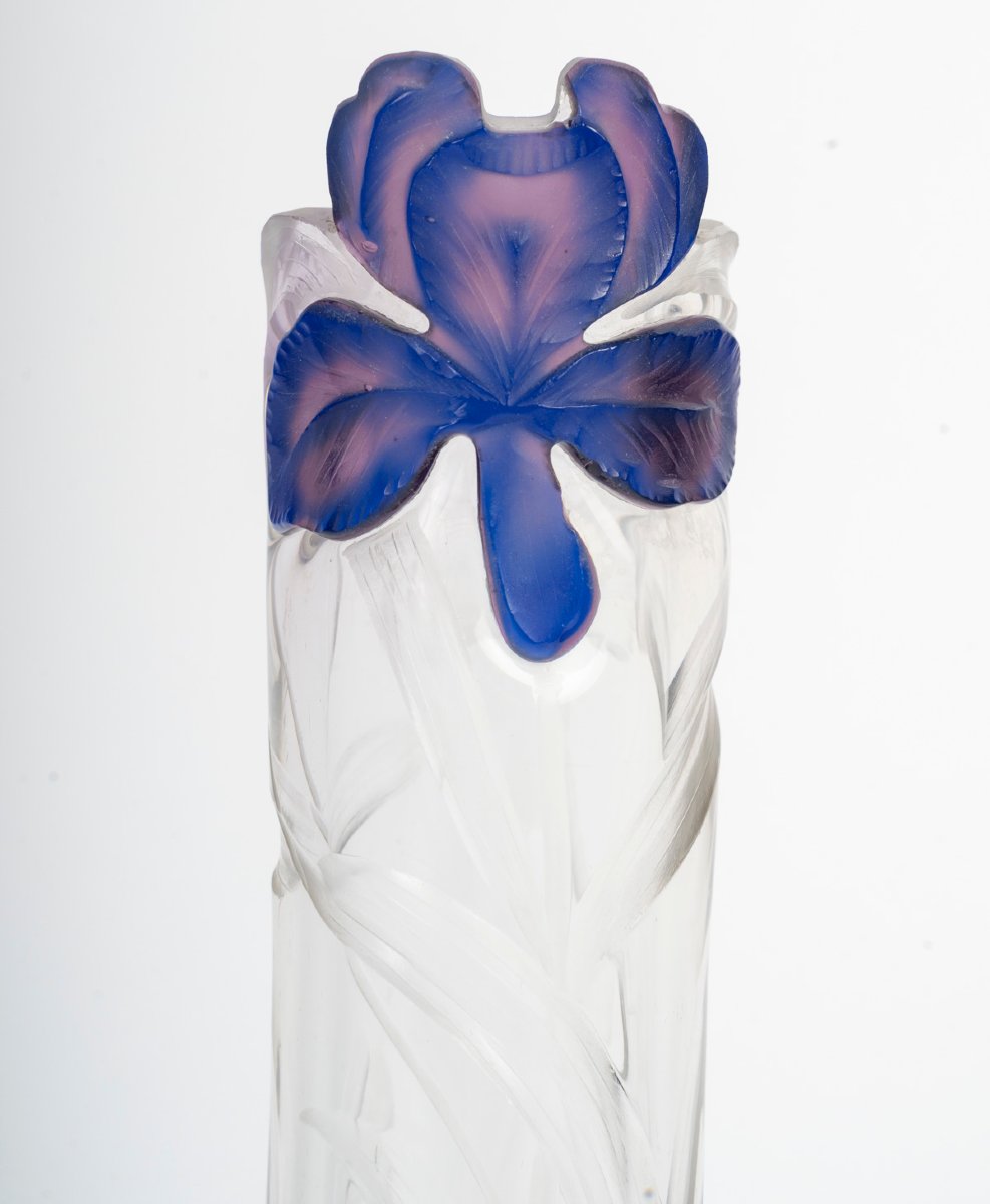  MOSER À KARLSBAD : VASE ART NOUVEAU -photo-2