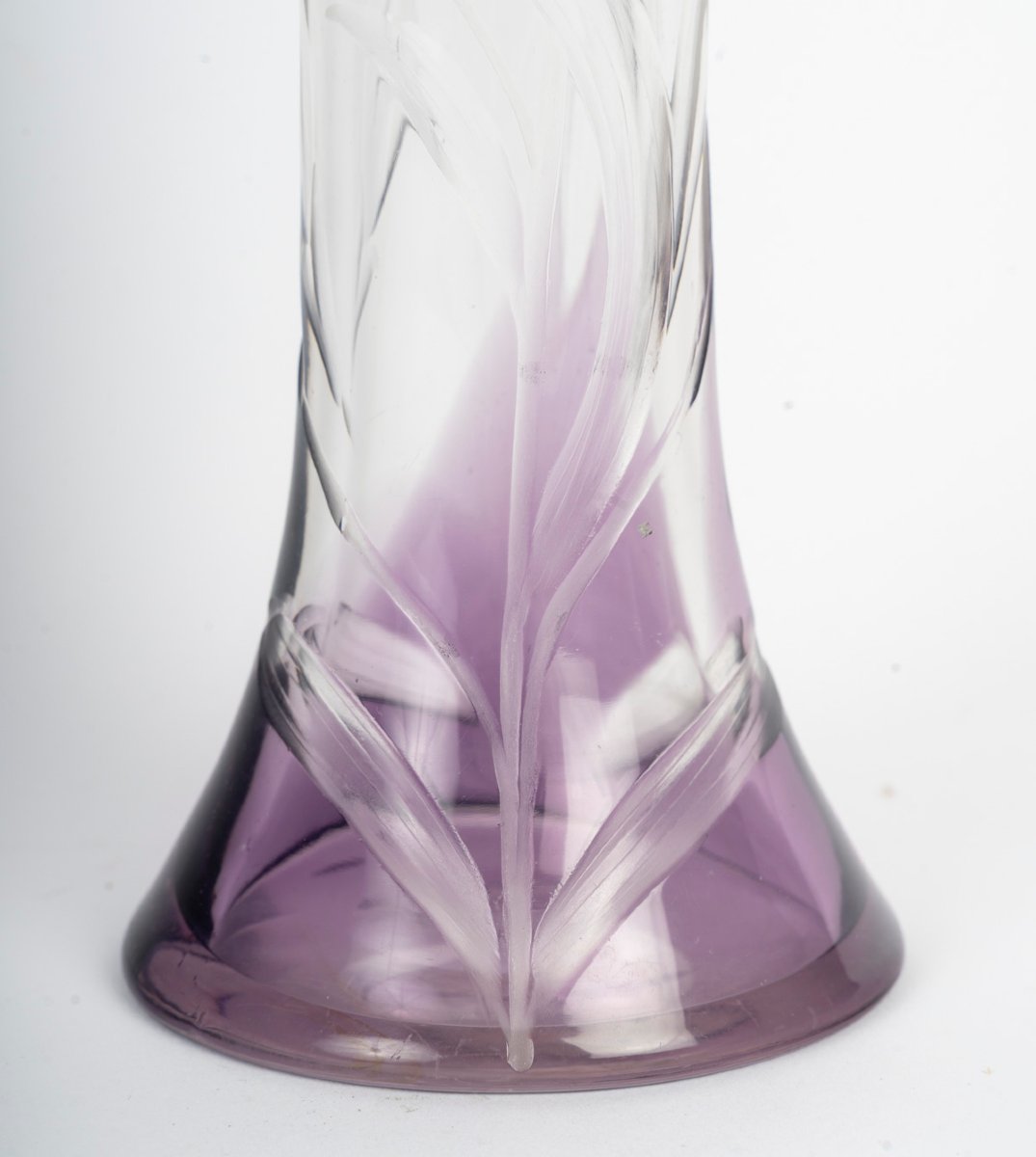  MOSER À KARLSBAD : VASE ART NOUVEAU -photo-3