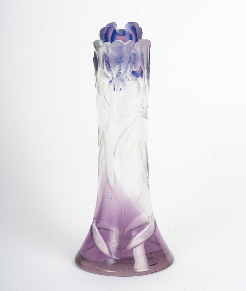  MOSER À KARLSBAD : VASE ART NOUVEAU -photo-1