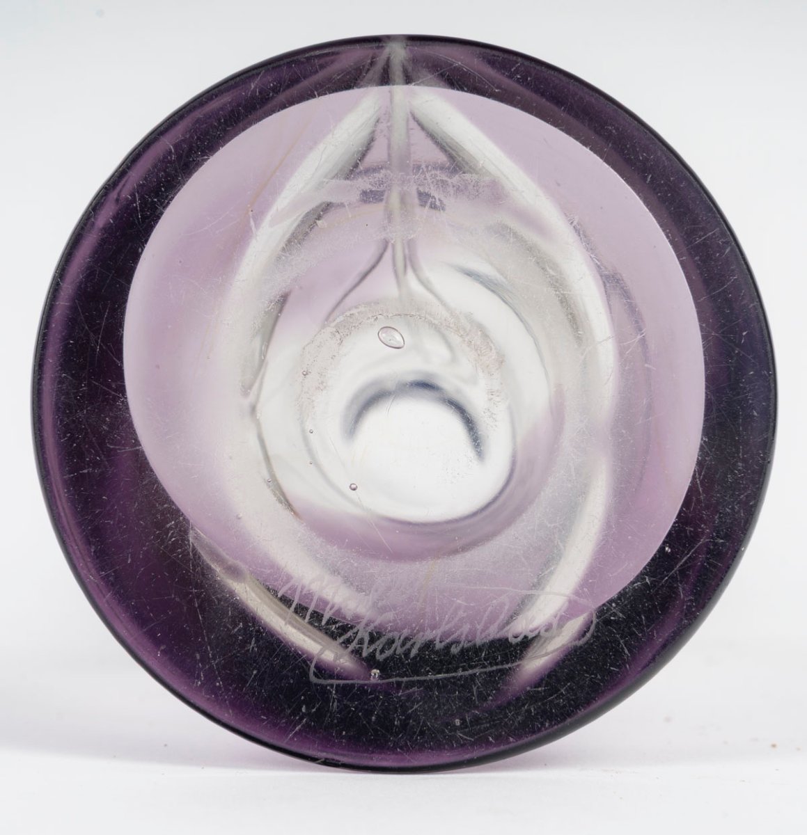  MOSER À KARLSBAD : VASE ART NOUVEAU -photo-3