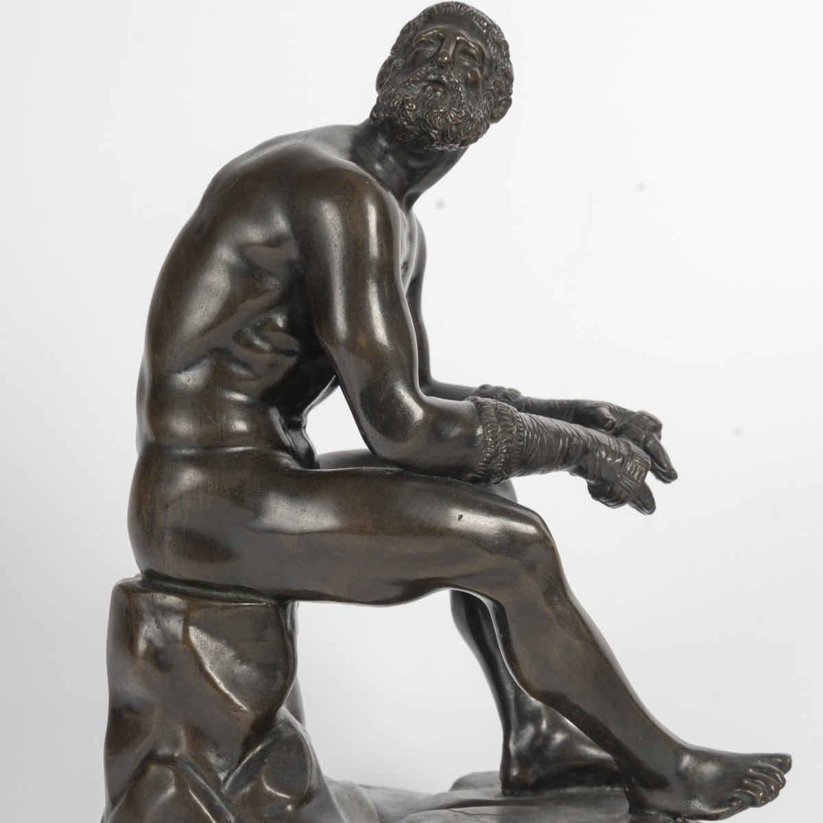 Grand Tour: The Boxer At Rest, Bronze, 19th.
