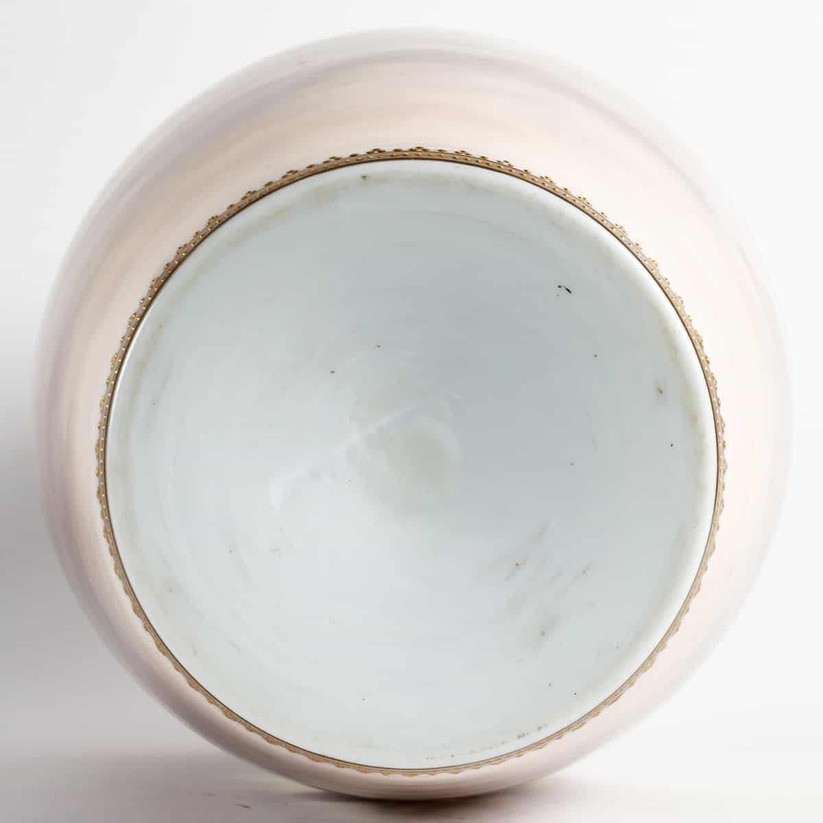 Bohemian: Large Opaline Vase Signed Ahne, Late 19th Century-photo-5