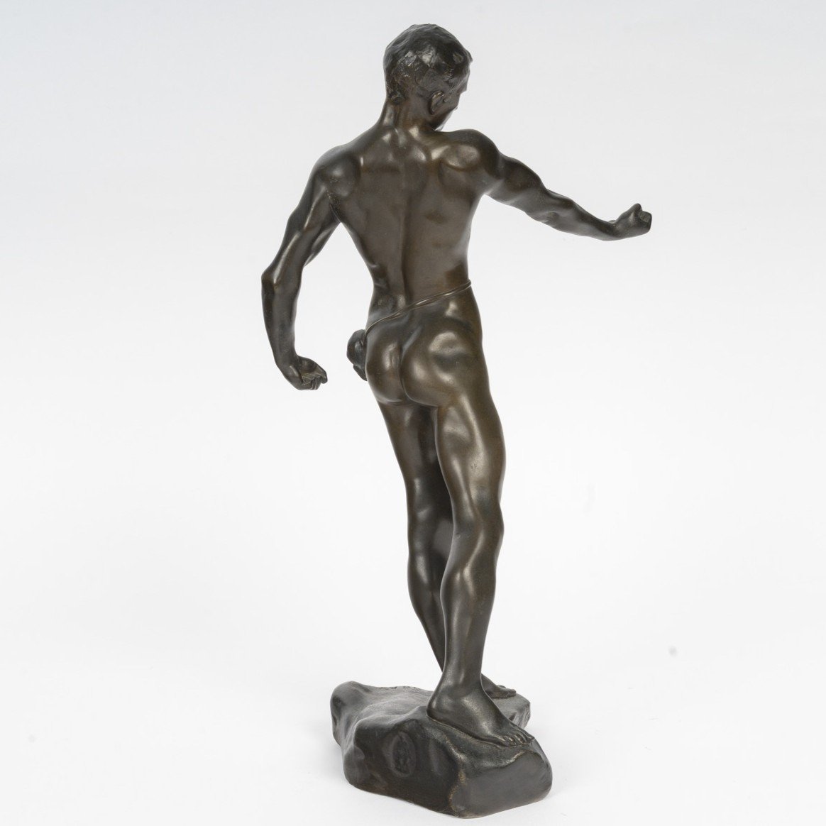 "the Strength": Bronze Sculpture Signed L. Madrassi-photo-4