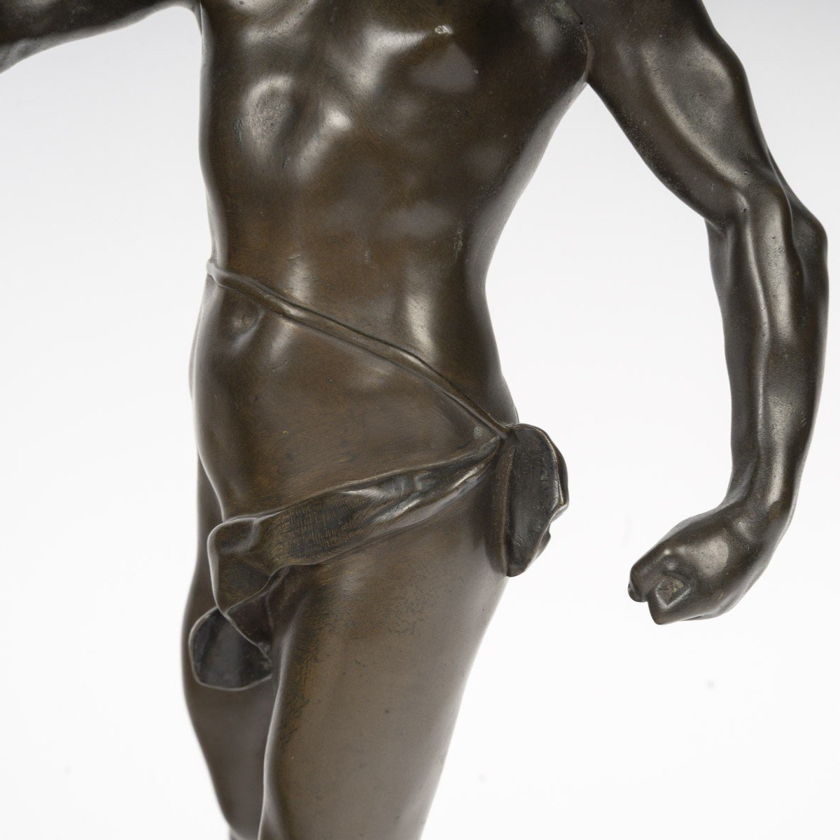 "the Strength": Bronze Sculpture Signed L. Madrassi-photo-6