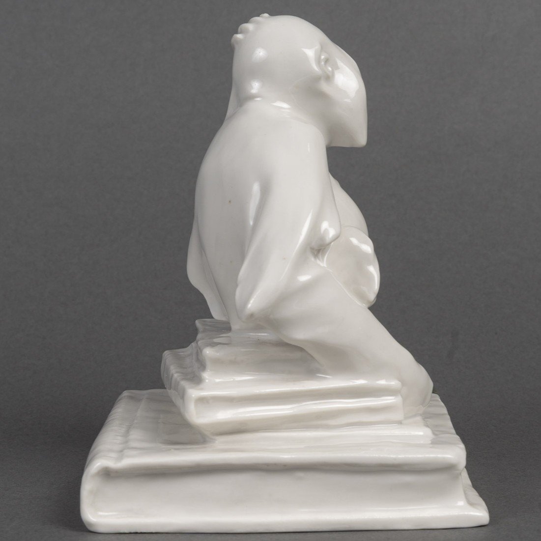 SANDOZ – Porcelaine de Paris : Singe penseur 1925.-photo-4