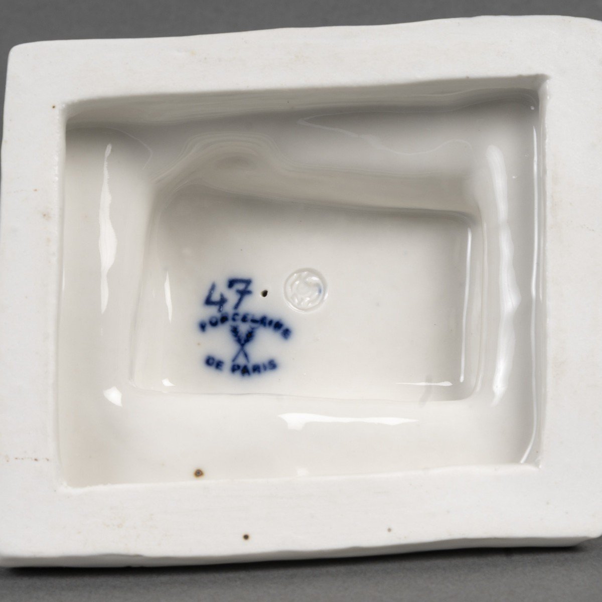 SANDOZ – Porcelaine de Paris : Singe penseur 1925.-photo-8