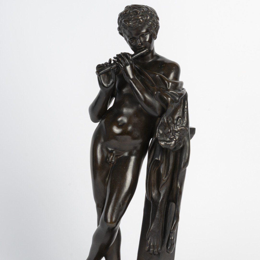 Barbedienne: Young Borghese Faun, 19th Century