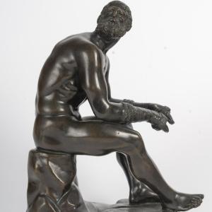 Grand Tour: The Boxer At Rest, Bronze, 19th.