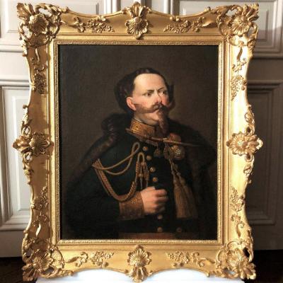 Victor Emmanuel II. Portrait of the King of Italy, Victor Emmanuel