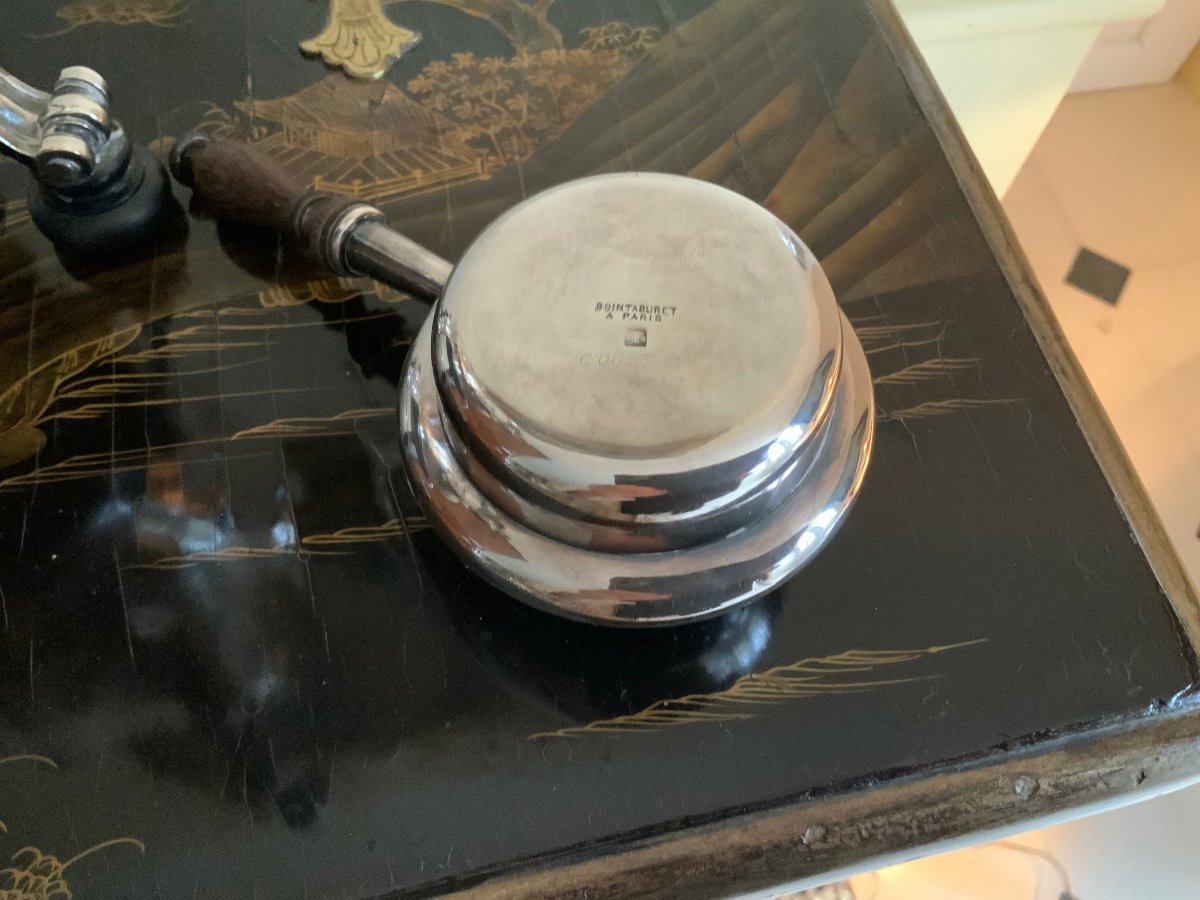 Boin Taburet. Samovar Or Hot Water Fountain In Silver Metal-photo-3