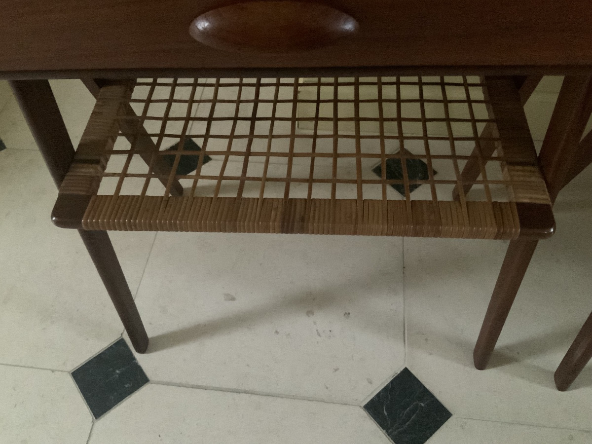 Pair Of Teak Side Tables Or Bedside Tables By Designer Soren Rasmussen, 1960s-photo-2