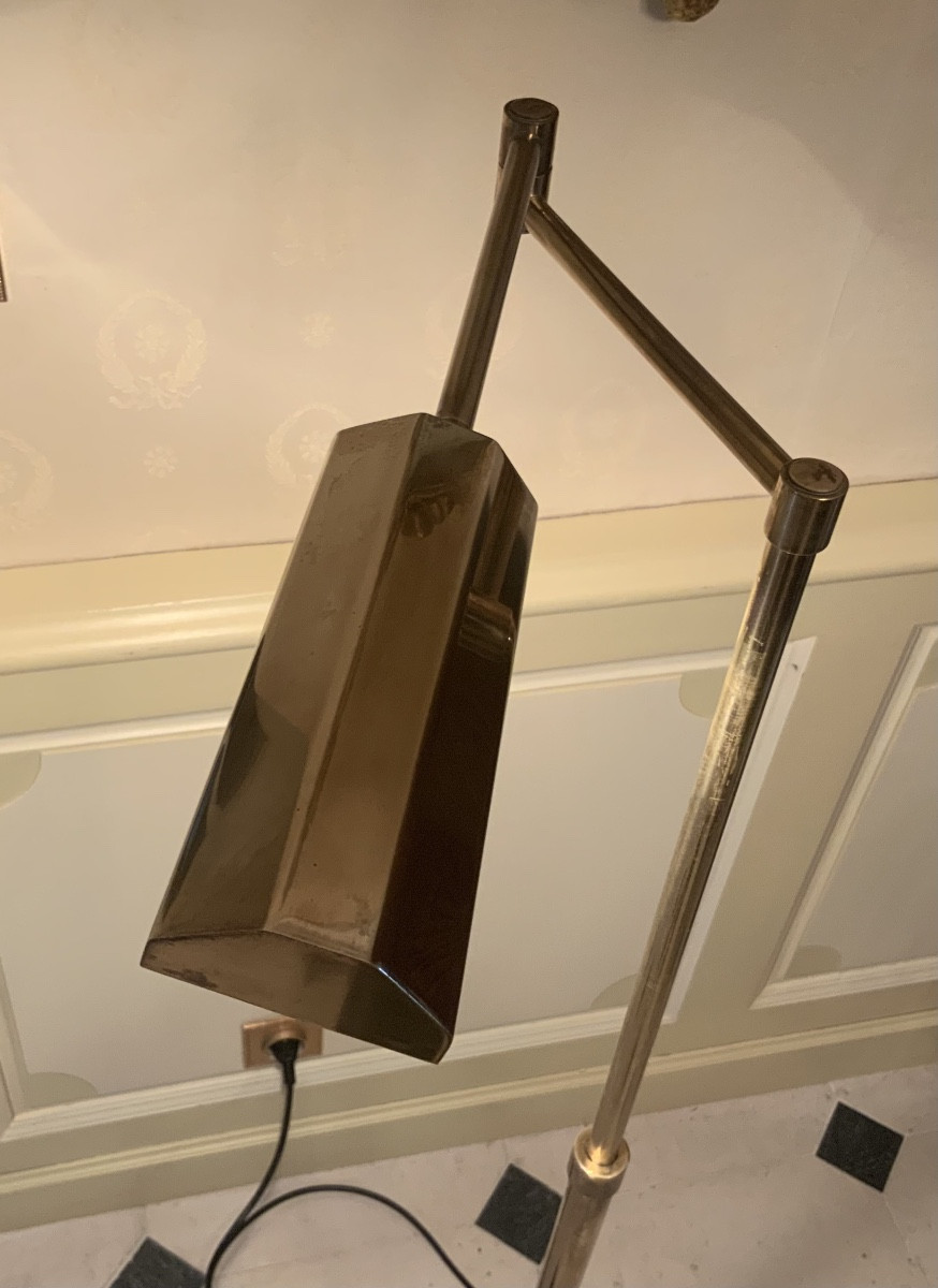 Articulated Reading Floor Lamp. Maison Delmas, Montauban-photo-3
