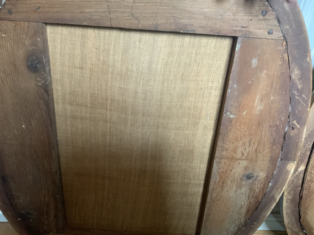 Two Portraits Forming A Pair Of An Aristocratic Couple. French 18th Century-photo-6