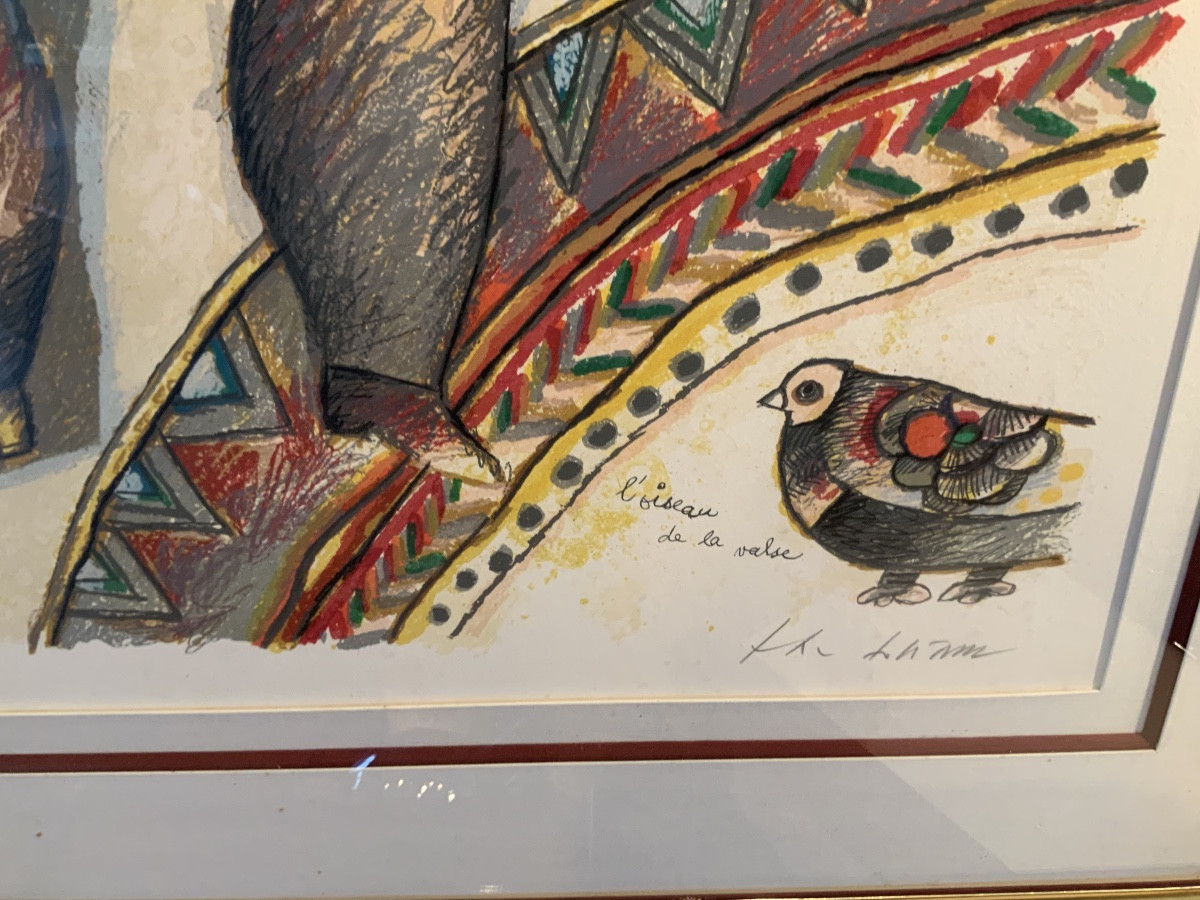 Theo Tobiasse . l' Oiseau De La Valse . Lithograph-photo-4