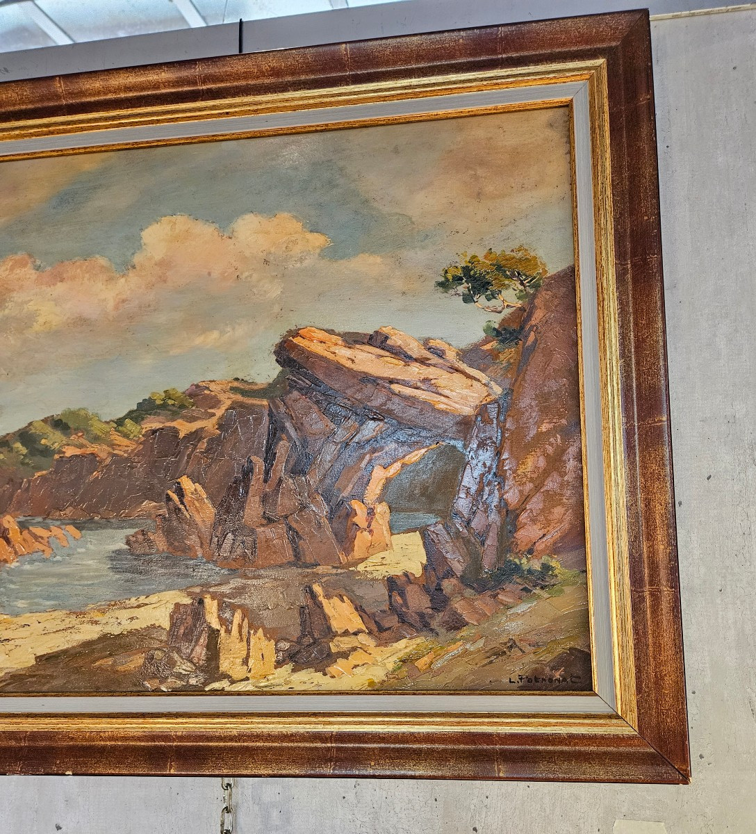 Lucien Potronat . The Rocks Of L Estérel -photo-3