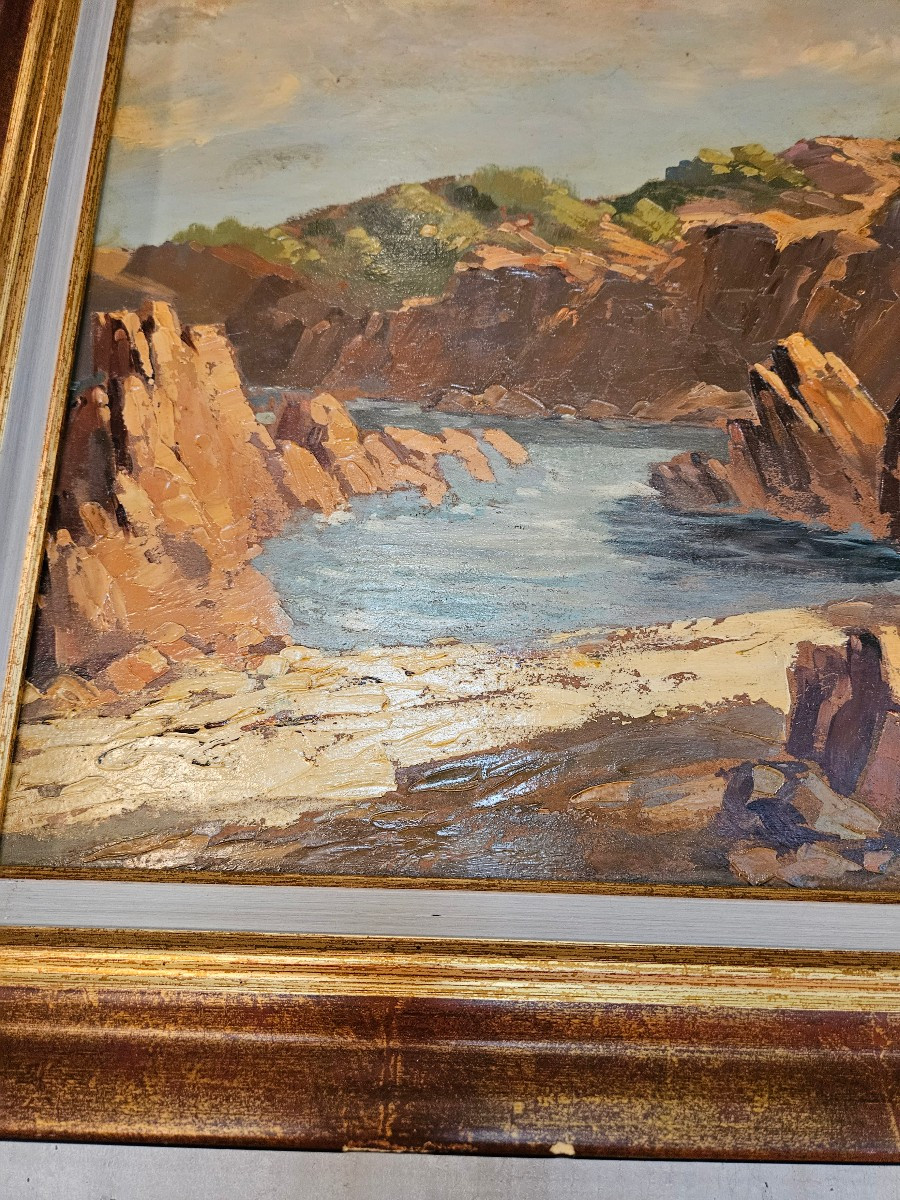 Lucien Potronat . The Rocks Of L Estérel -photo-4
