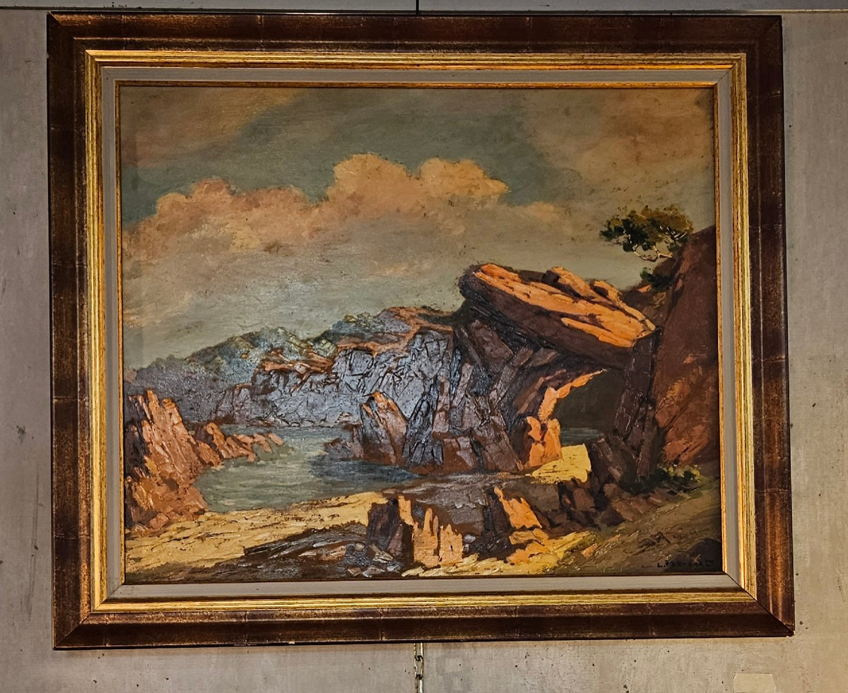 Lucien Potronat . The Rocks Of L Estérel -photo-1