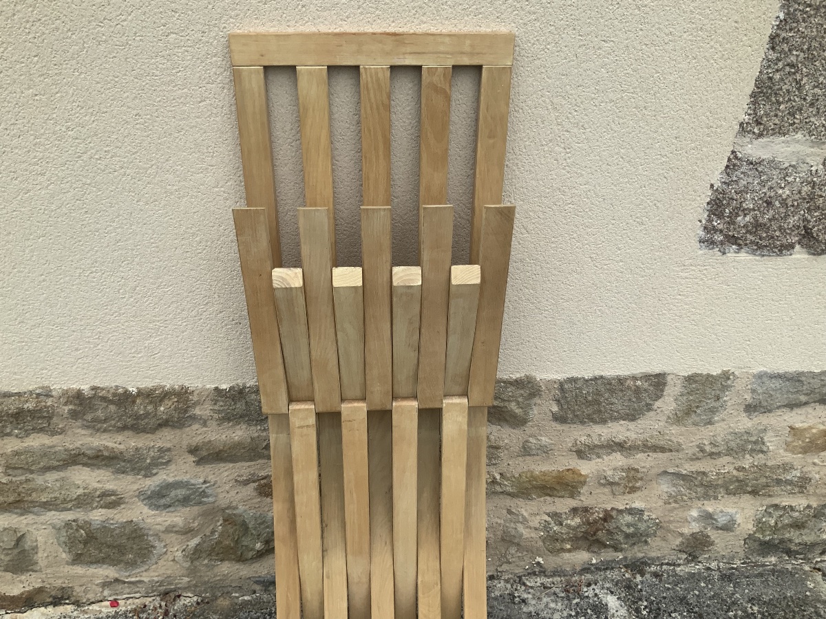 Tomasa Folding Chair By Simon Gavina, Circa 1980-photo-3
