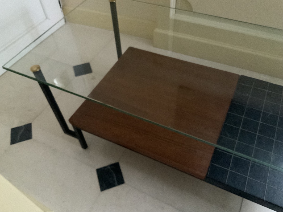 Table  basse  GEORGES   FRYDMAN .  Années 50 / 60-photo-3