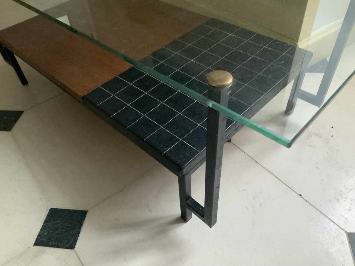 Table  basse  GEORGES   FRYDMAN .  Années 50 / 60-photo-3