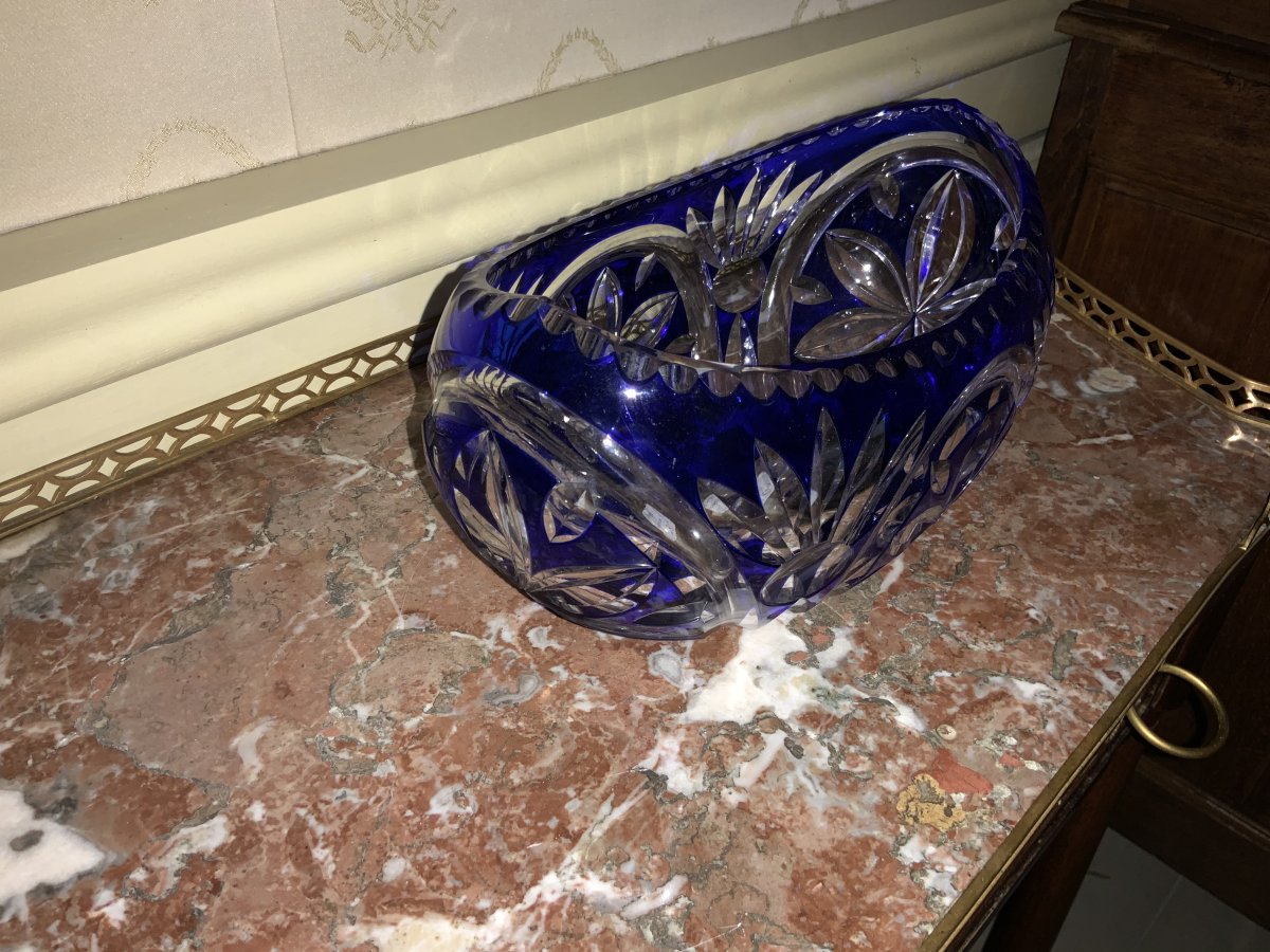 Oval Baccarat Cup Overlay Blue-photo-3