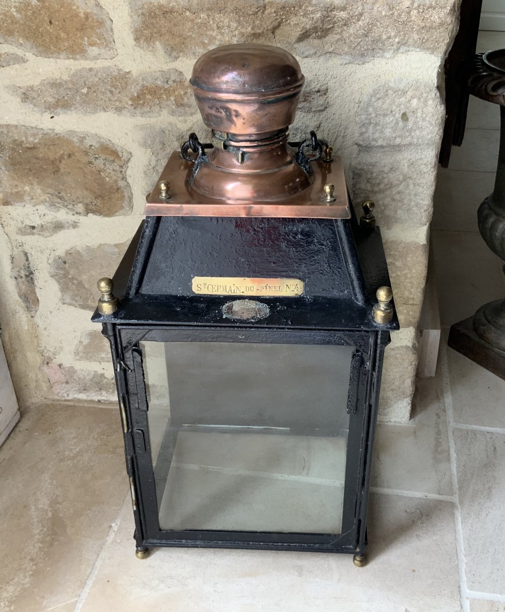 Large Railroad Lantern. Nineteenth