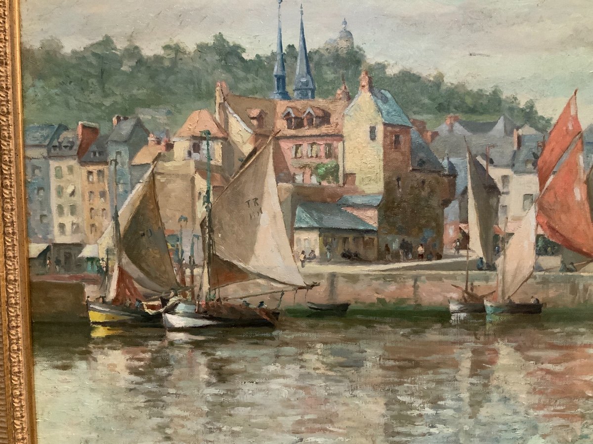 Bateaux De Pêche à  Honfleur Dumouchel  1904-photo-2