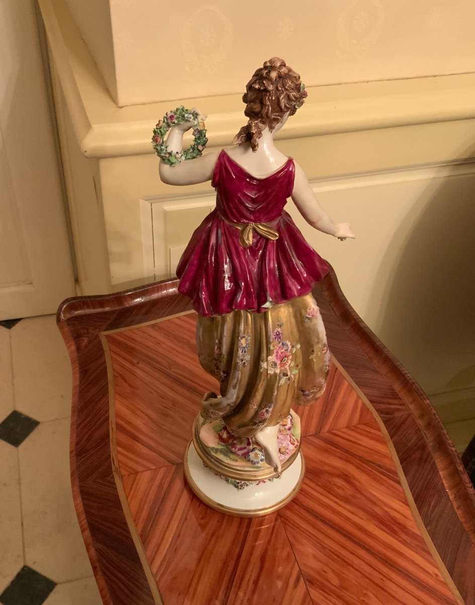 Figurine. Porcelain F.greiner, Volkstedt Rudolstadt-photo-3