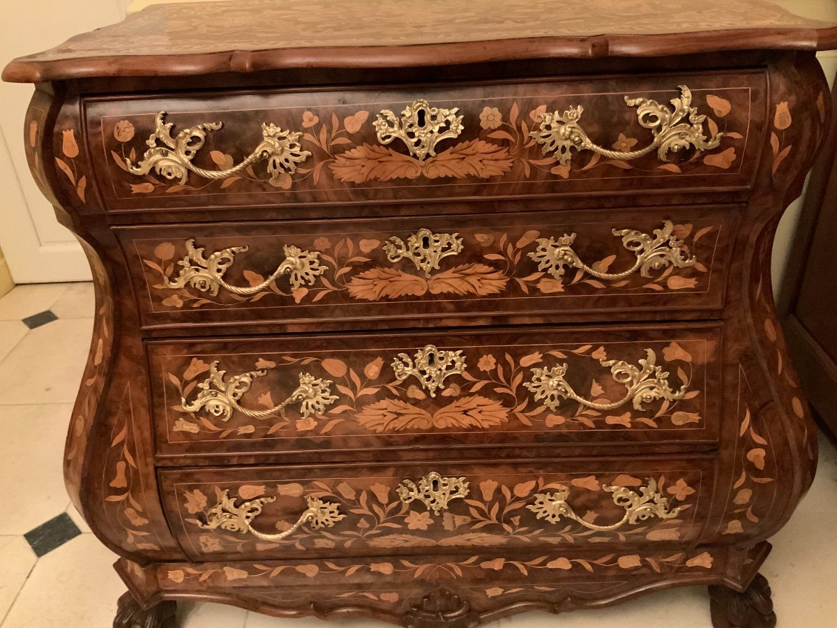 Chest Of Drawers Lxv Baroque. 18th Century Holland-photo-4