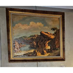Lucien Potronat . The Rocks Of L Estérel 
