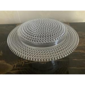 René Lalique. Butter Dish With Lid, "nippon" Design