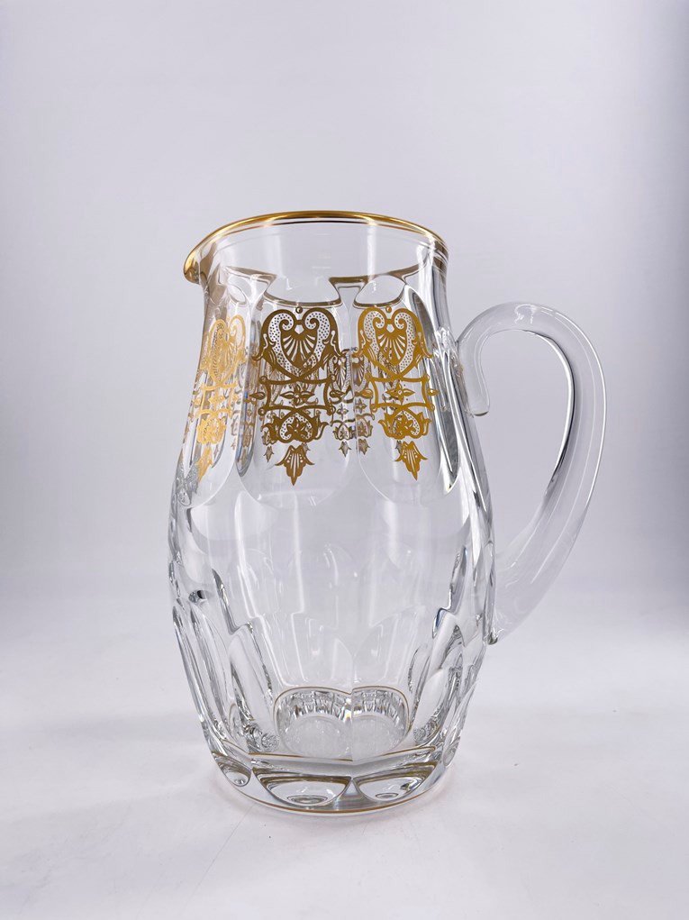 Partie De Service De Verres En Cristal De Baccarat, Modèle Harcourt Empire, 19 Pièces-photo-2